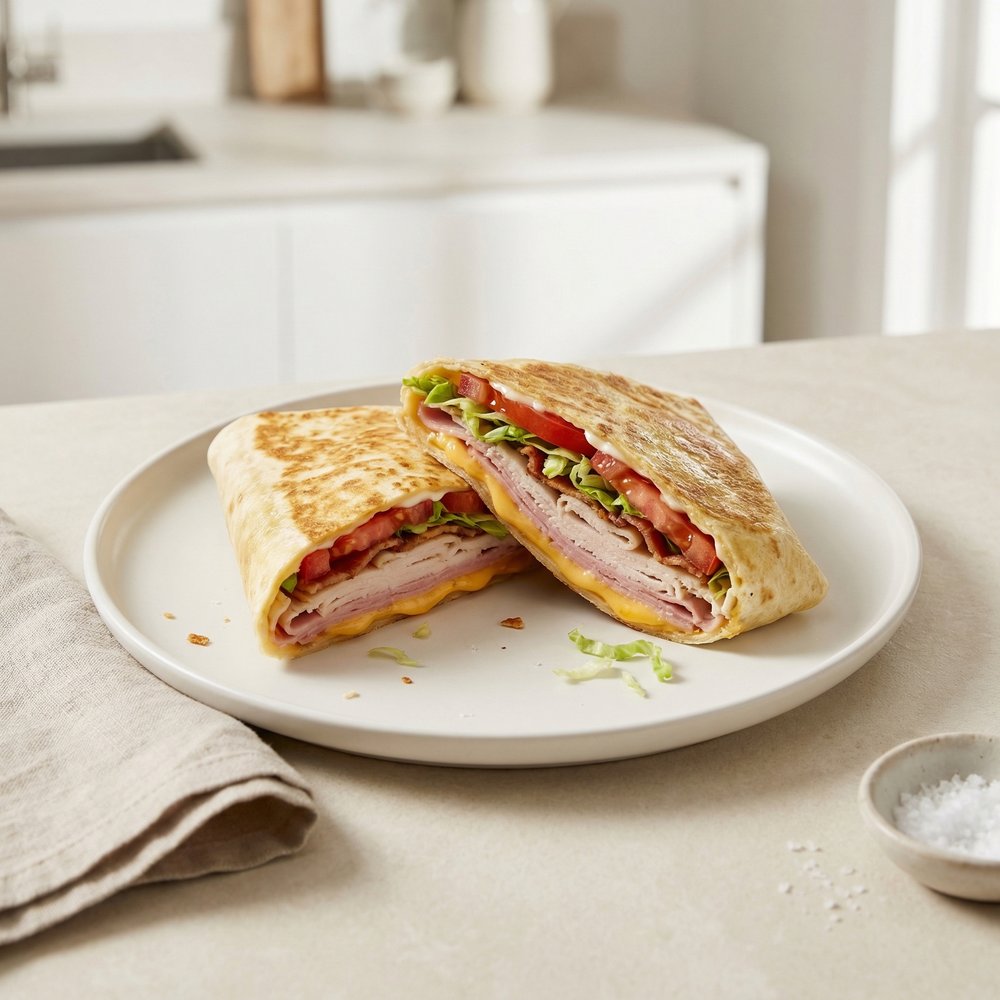Trendy Club Sandwich Tortilla Fold Wrap