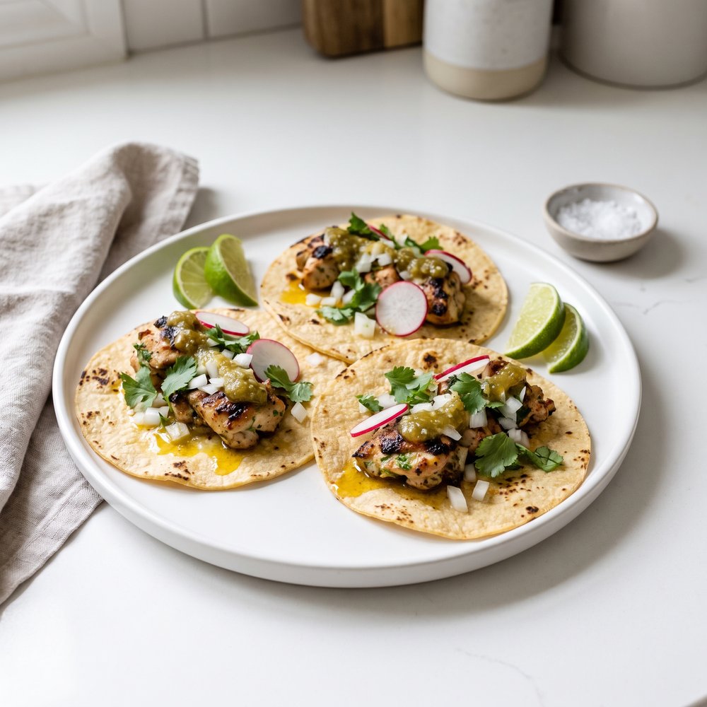 Grilled Chicken Street Tacos