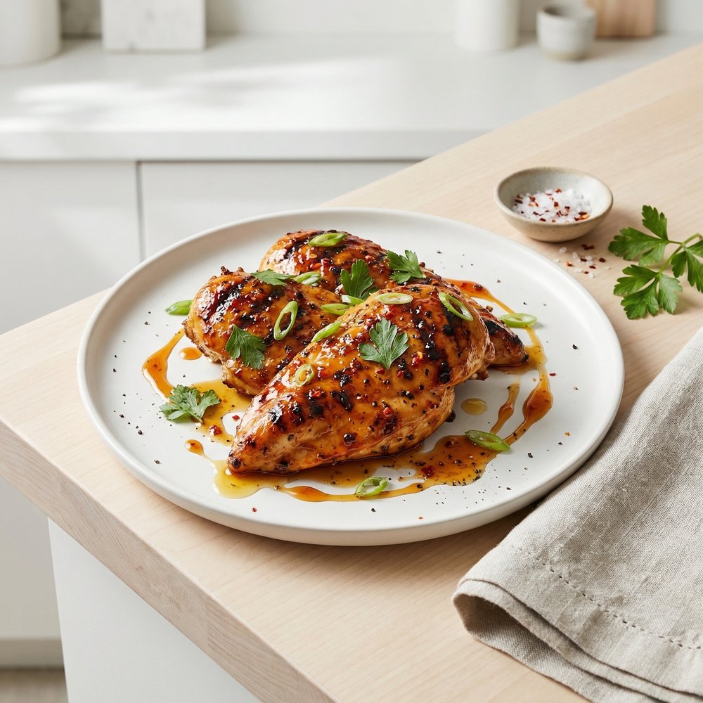 Spicy Hot-Honey Glazed Chicken