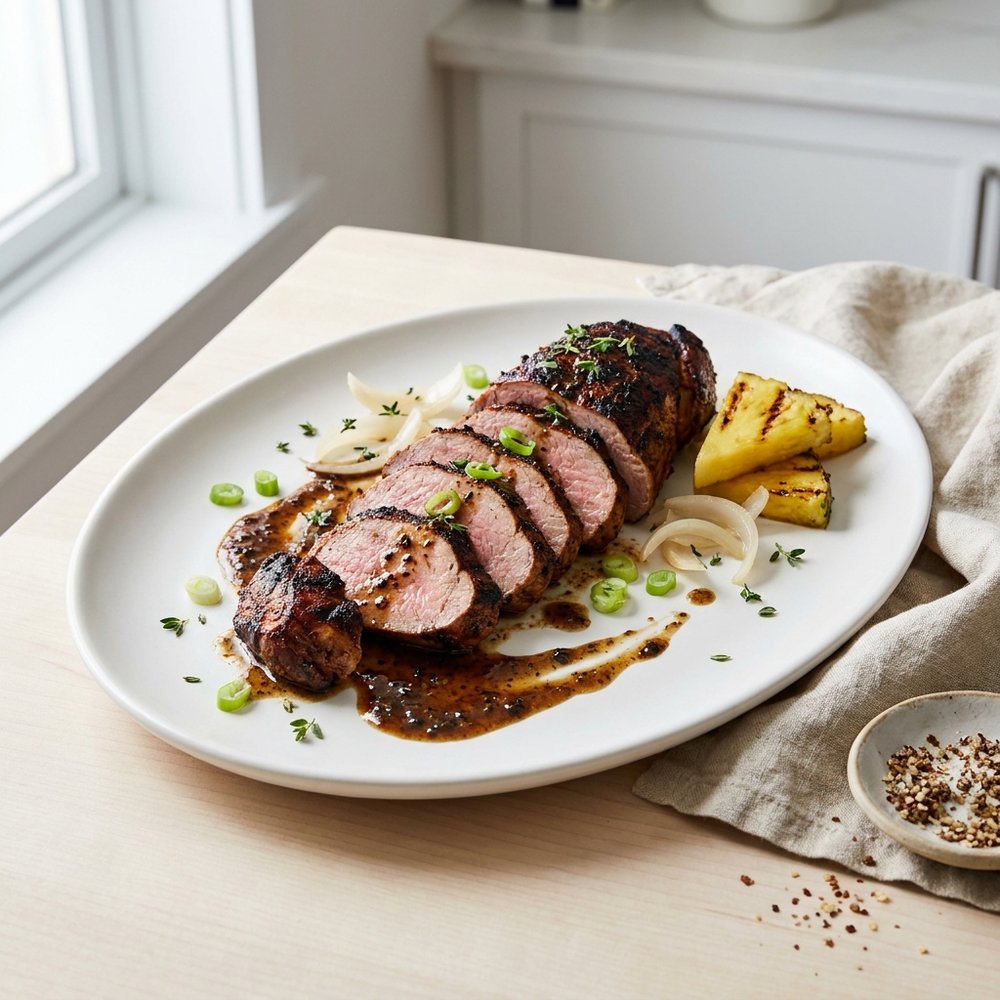 Grilled Jerk Pork Tenderloin