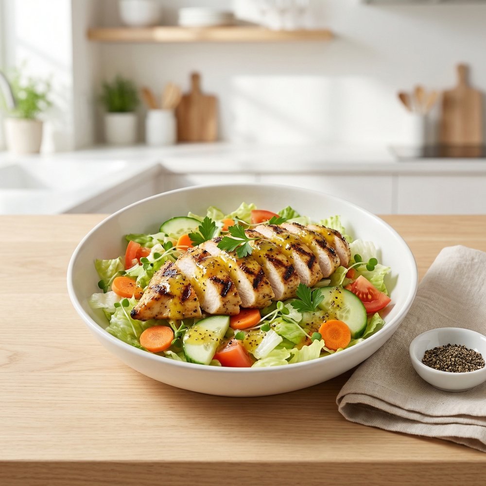 Citrus Pepper Grilled Chicken Salad