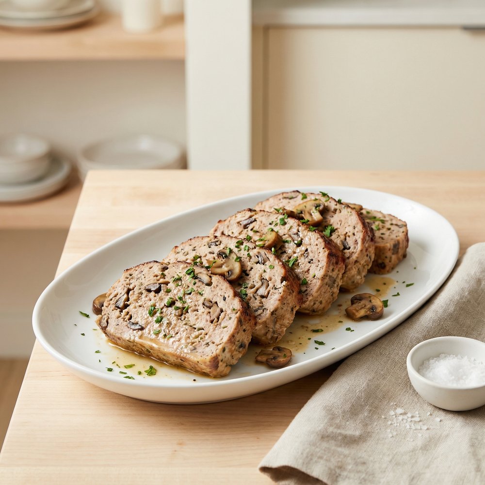 Grilled Meatloaf with Pork and Turkey
