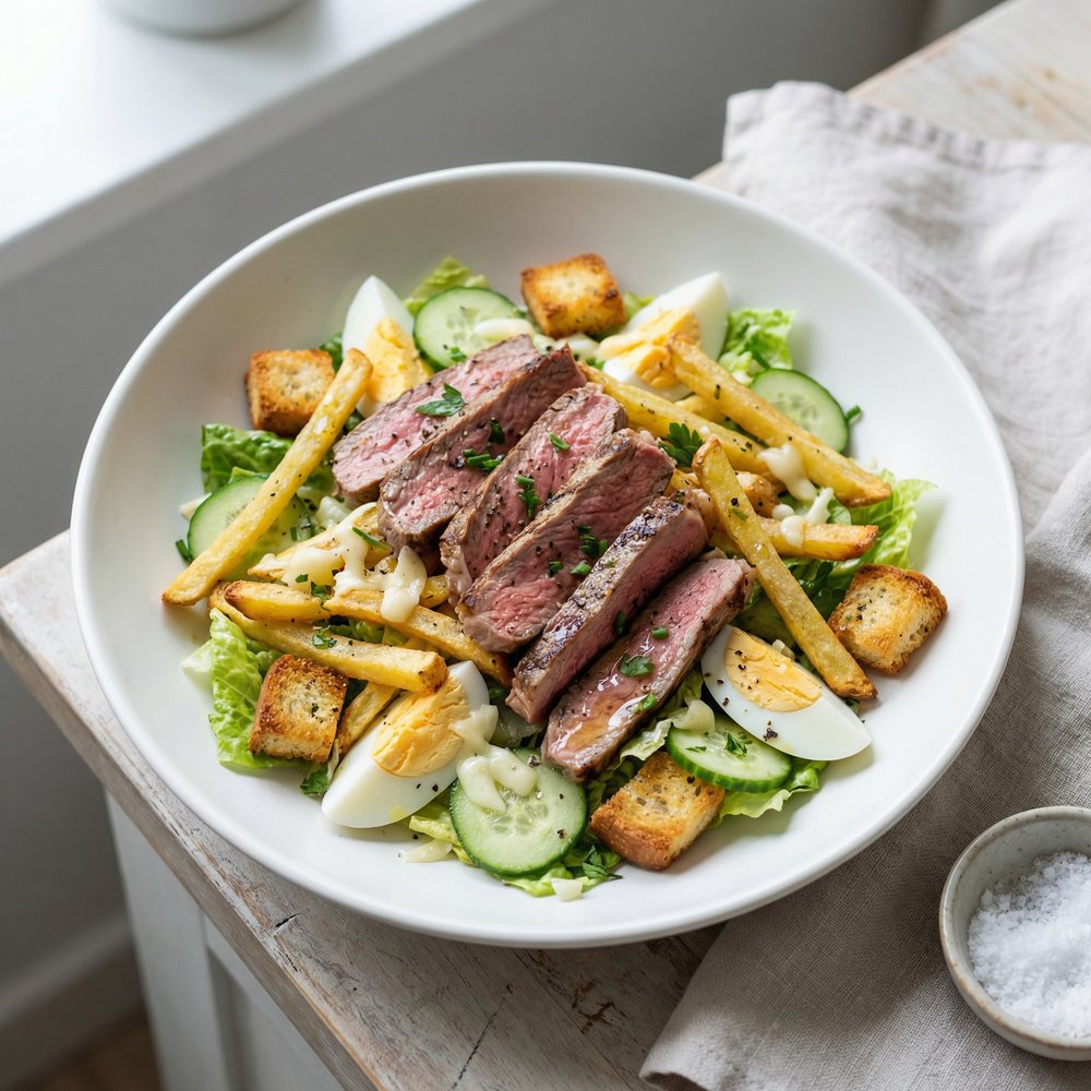 Steak and Fries Chopped Salad