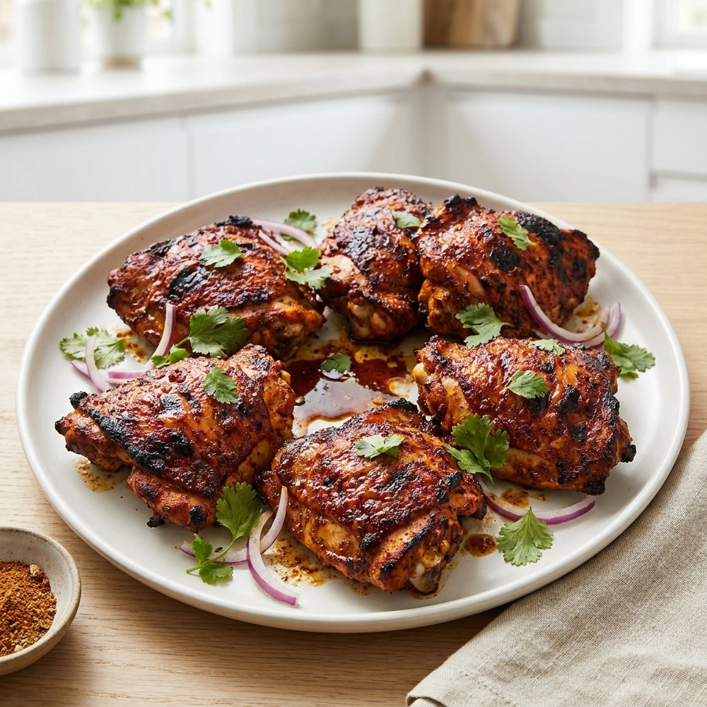 Grilled Tandoori Chicken Thighs