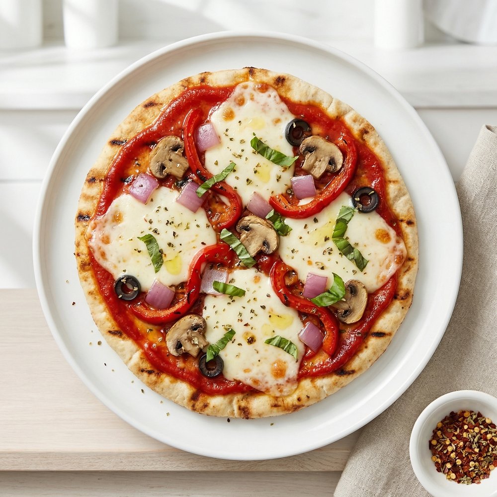 Char-Grilled Pita Personal Pizza