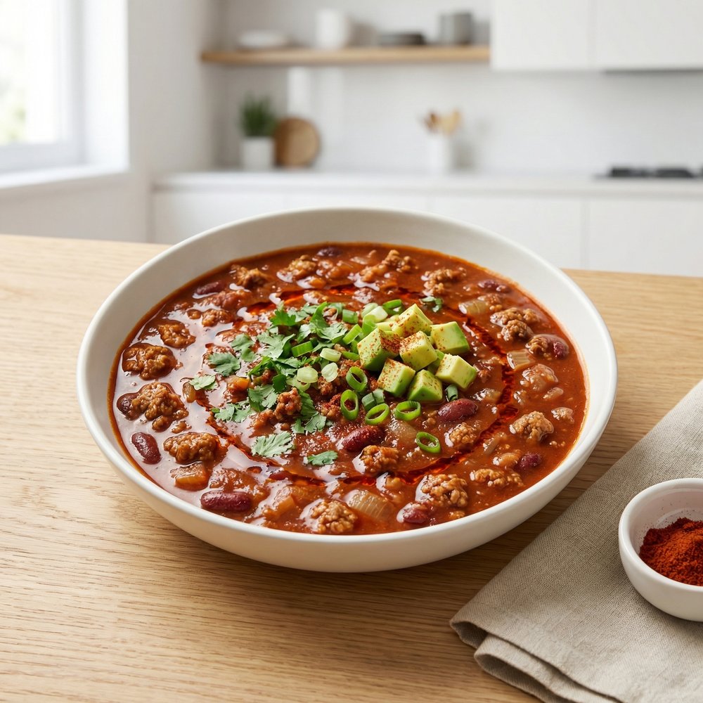 Weeknight Turkey Bean Chili