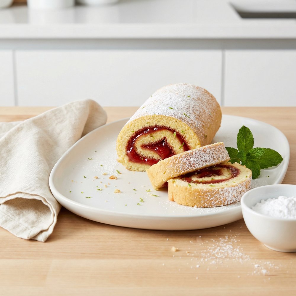 Guava-Filled Brazo Gitano (Guava Jelly Roll)
