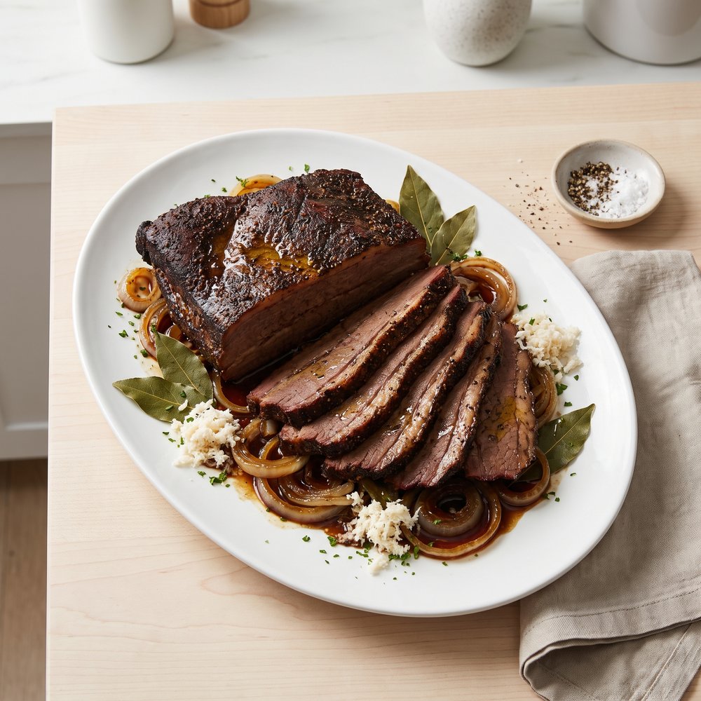 Guinness-Steamed Beef Brisket