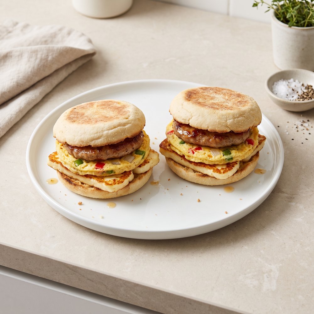 Halloumi Morning Sandwiches