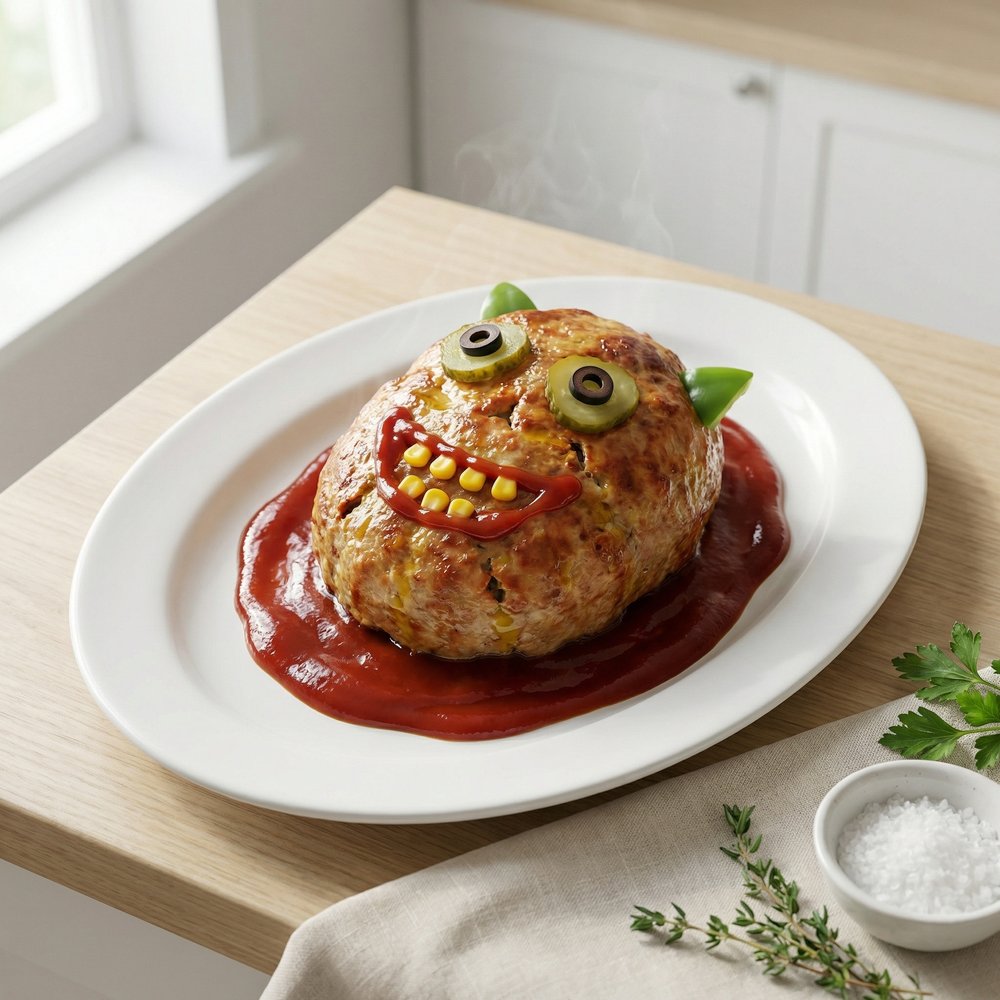 Spooky Halfling-Themed Meatloaf