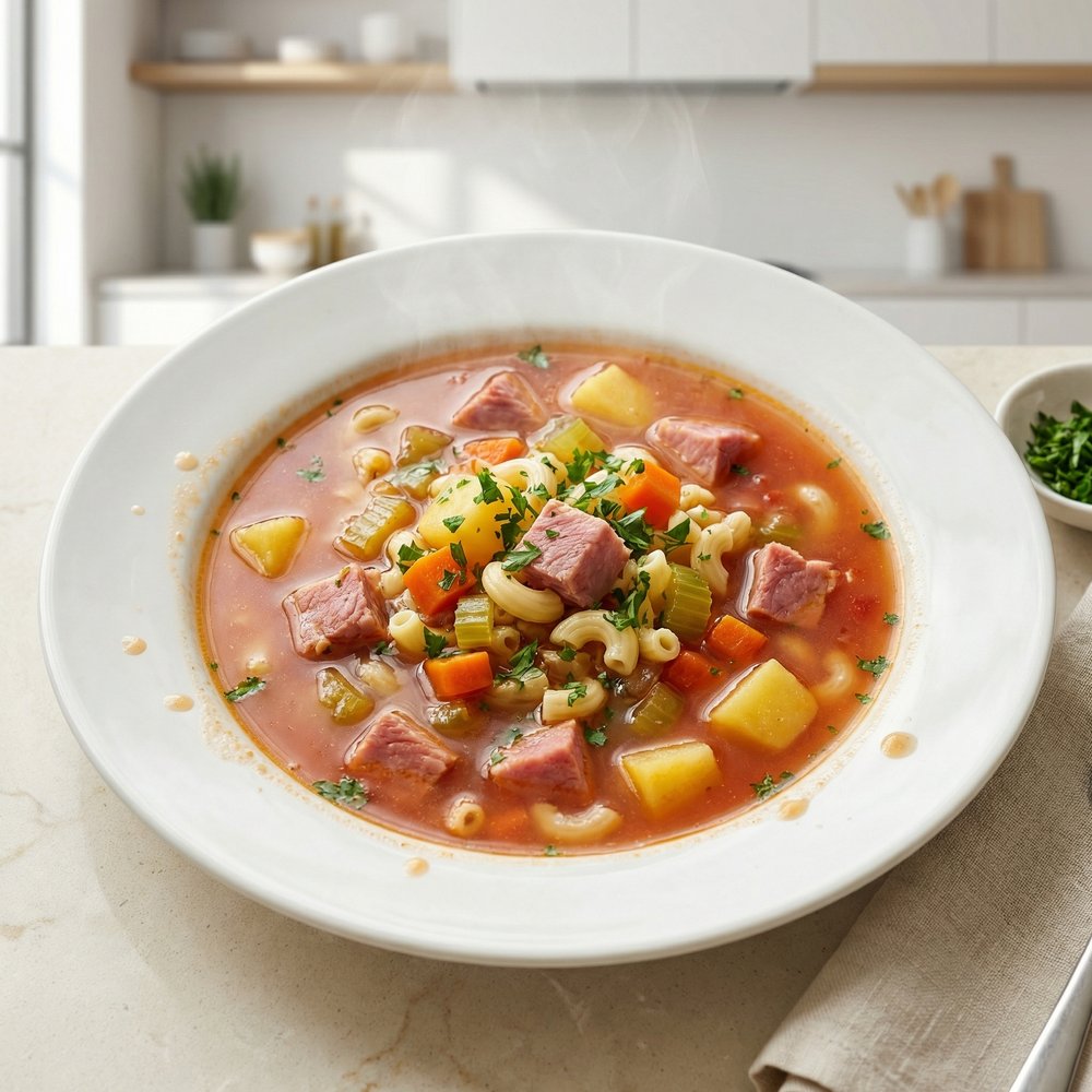 Post-Holiday Ham Bone Hearty Soup