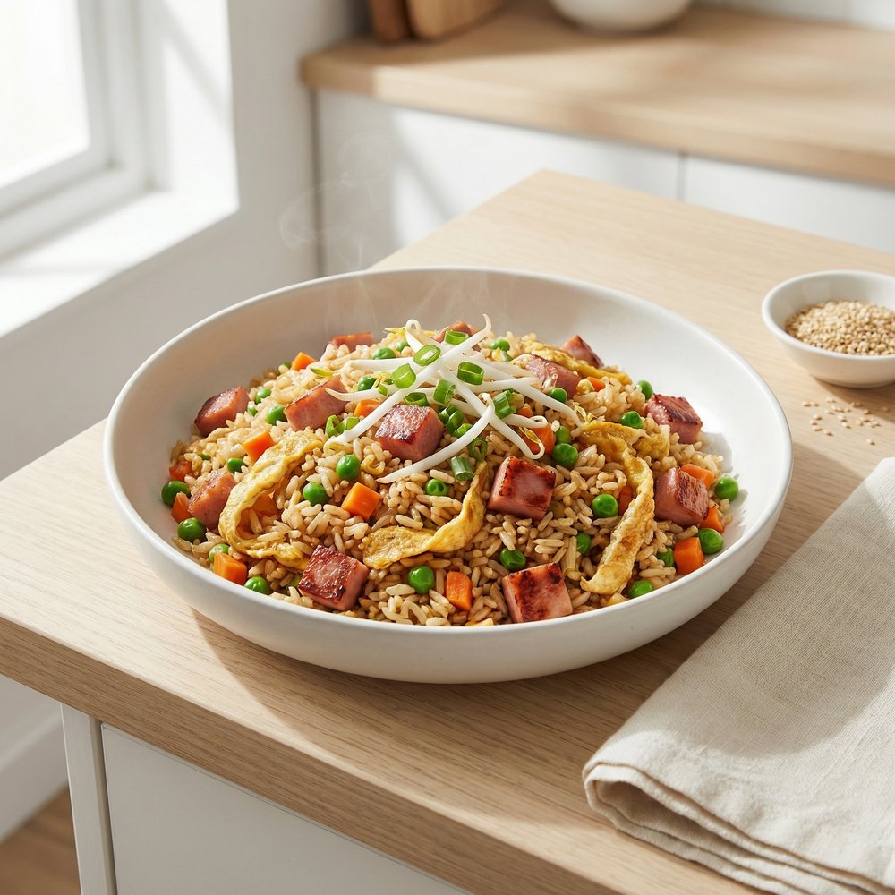 Fried Rice with Ham