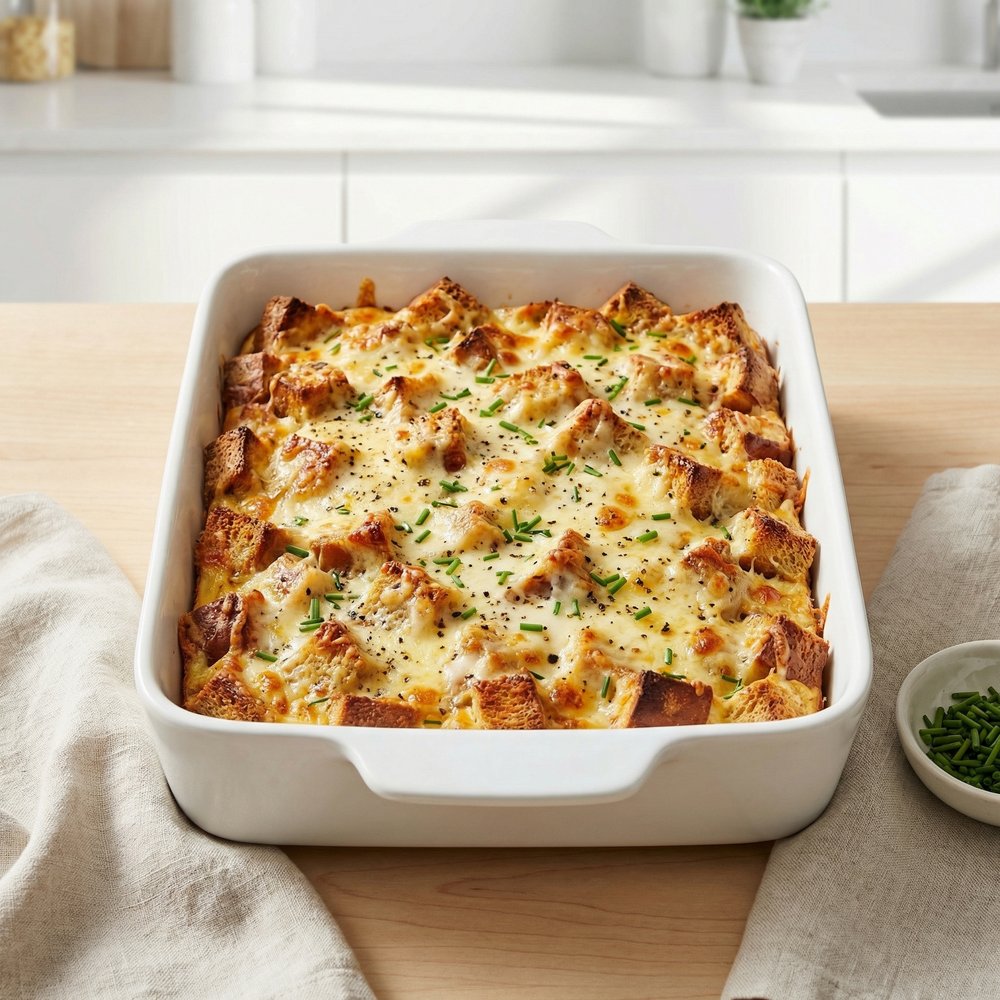 Baked Croque Monsieur Breakfast Casserole