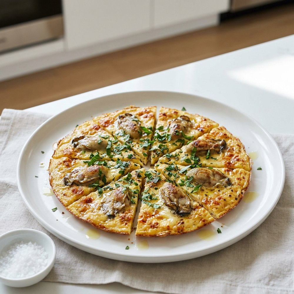 Hangtown Fry with Parmesan and Garden Herbs