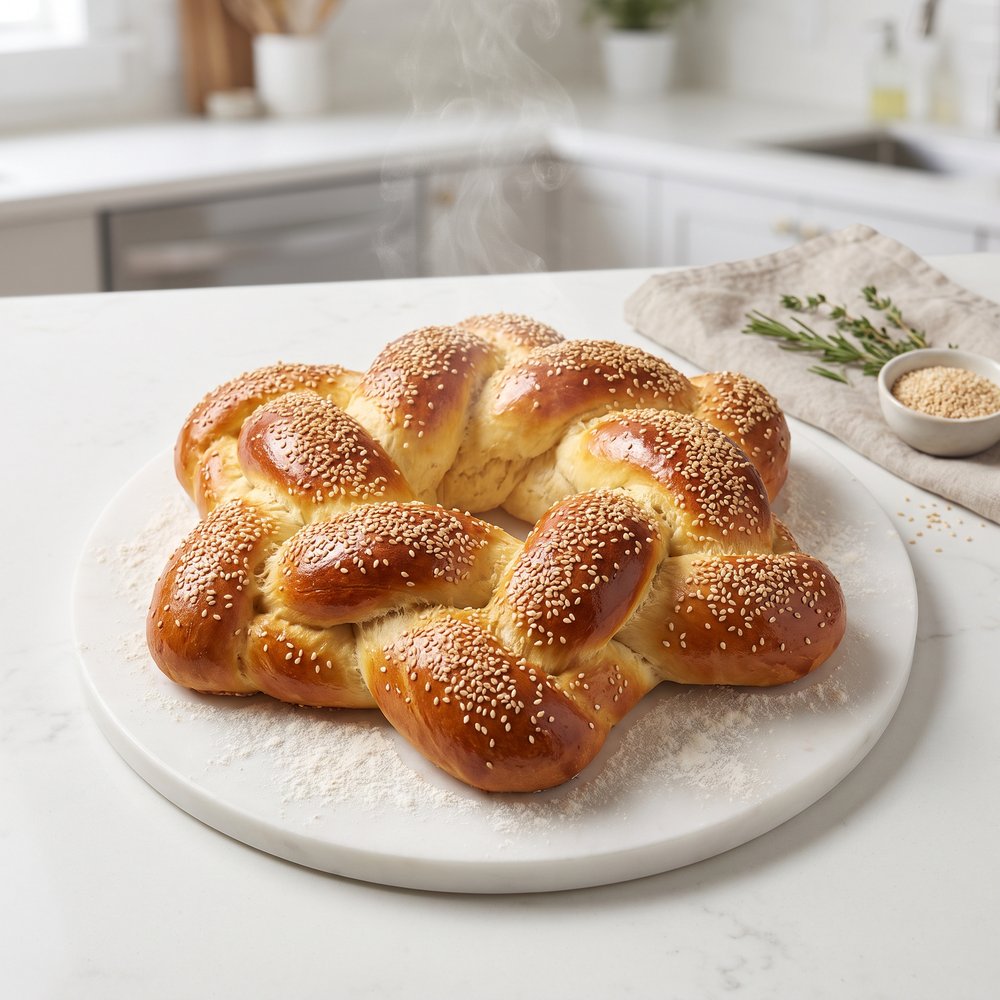 Hanukkah Star Challah