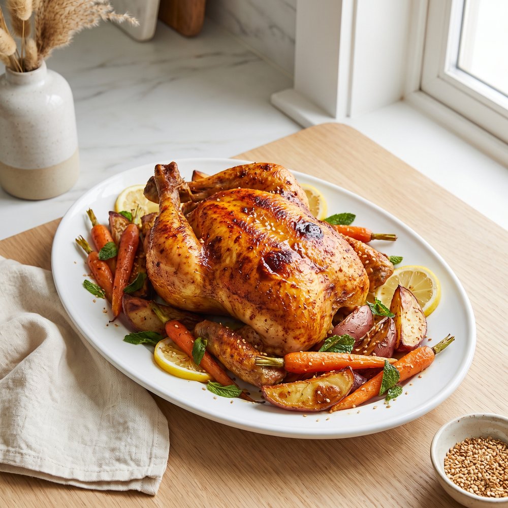 Harvey's Moroccan-Spiced Roast Chicken