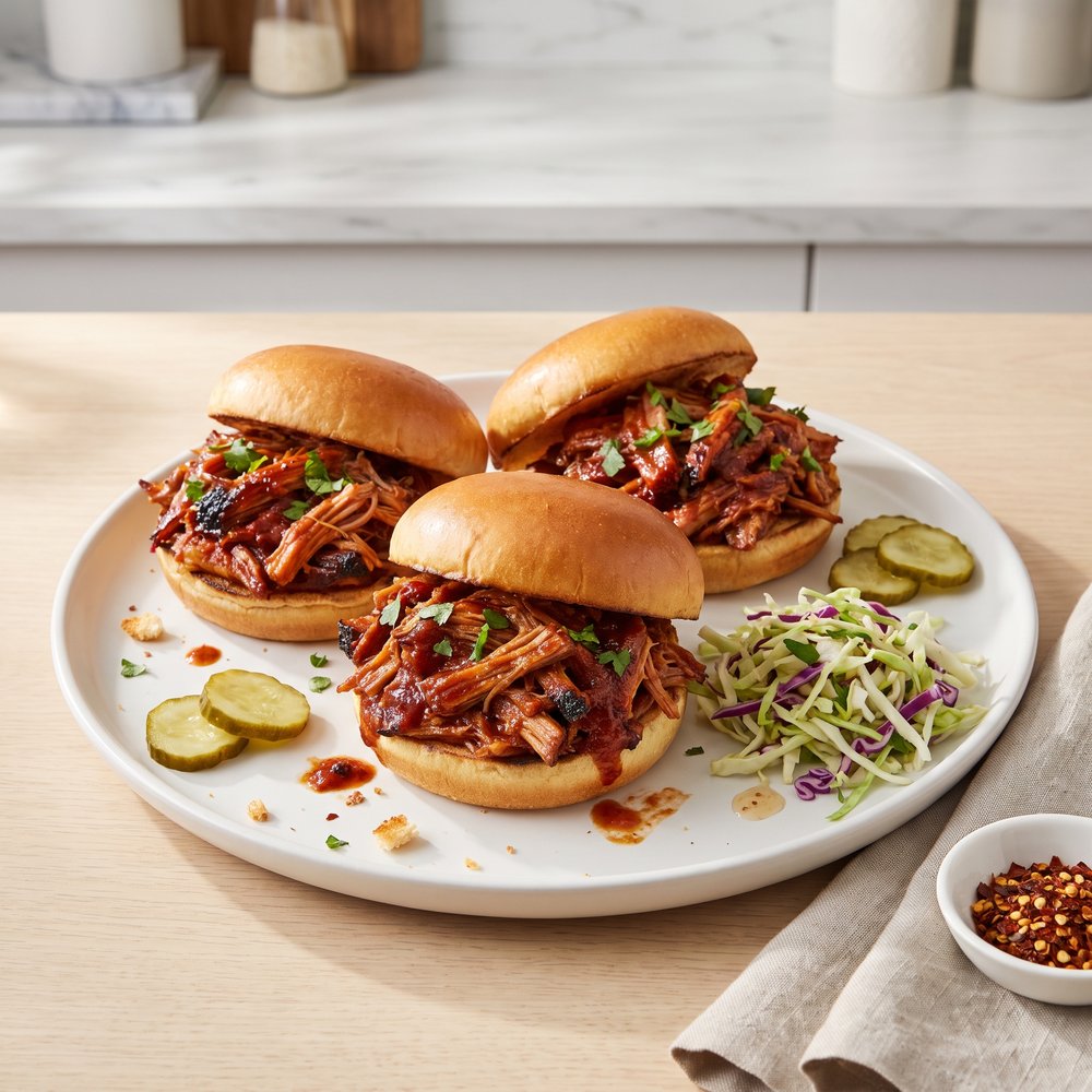 Healthier BBQ Pork for Sandwiches