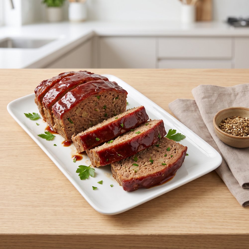Healthier Brown Sugar Meatloaf