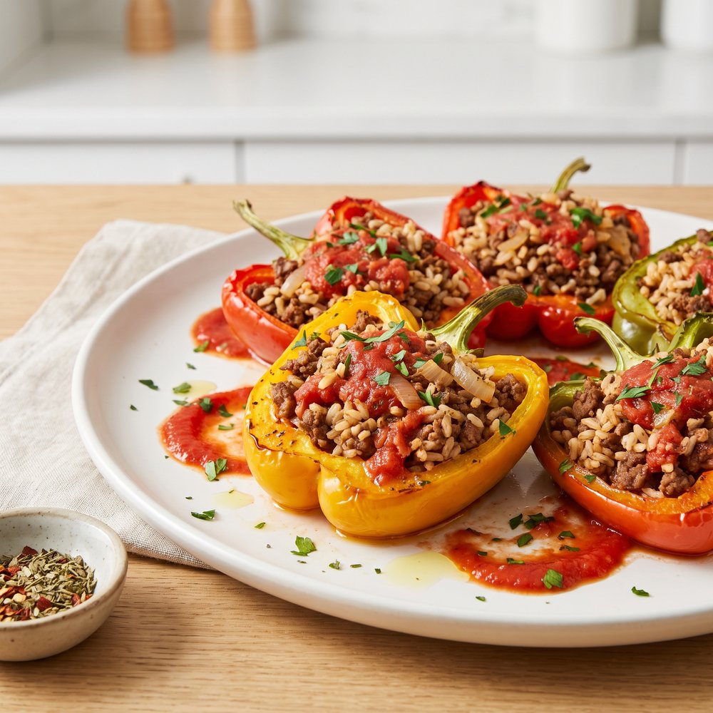 Healthier Stuffed Peppers