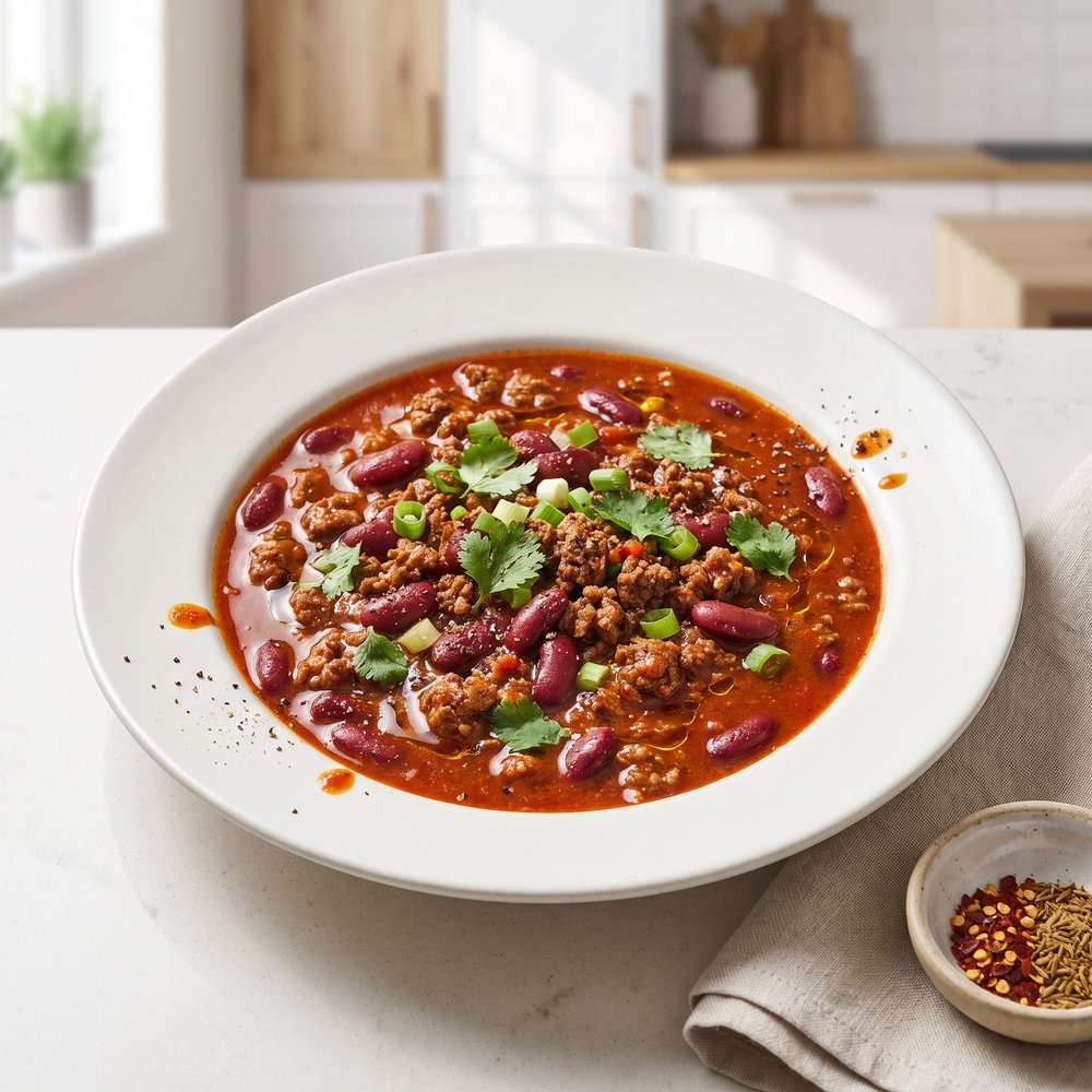 Heartland-Style Beef and Bean Chili