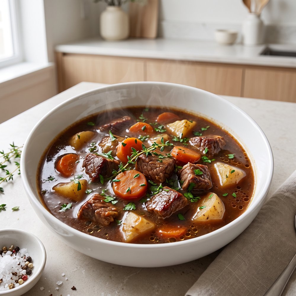 Hearty Beef and Guinness Irish Stew