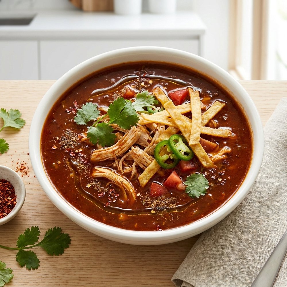 Hearty Chicken Tortilla Soup