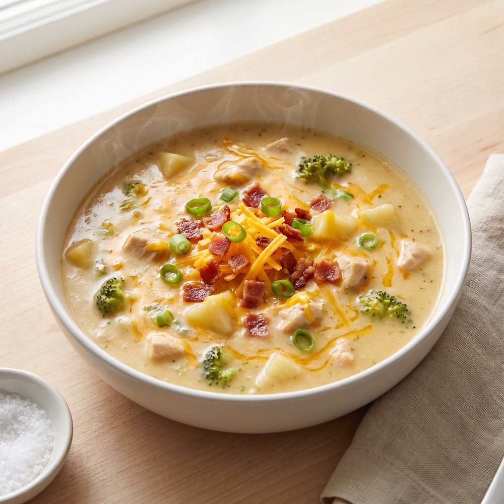 Hearty Chicken and Loaded Potato Chowder