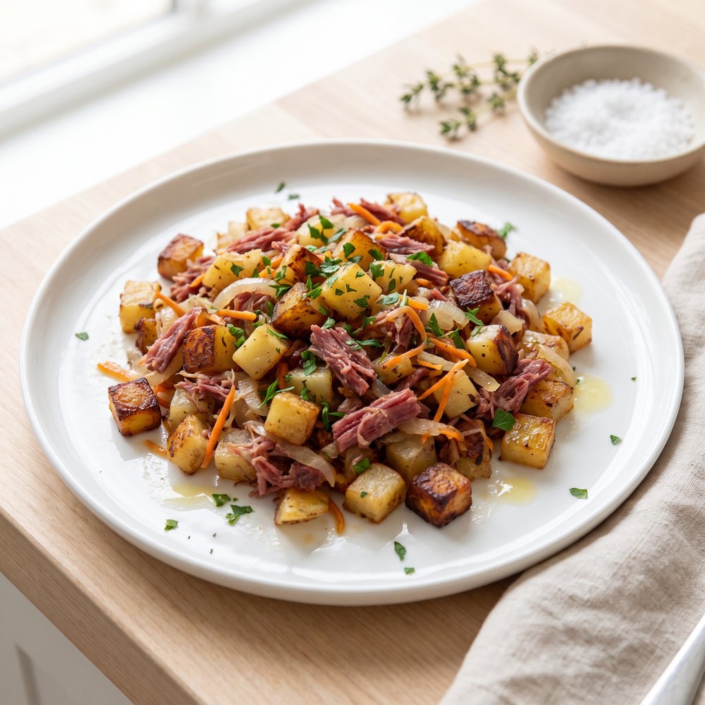 Hearty Corned Beef Hash Skillet