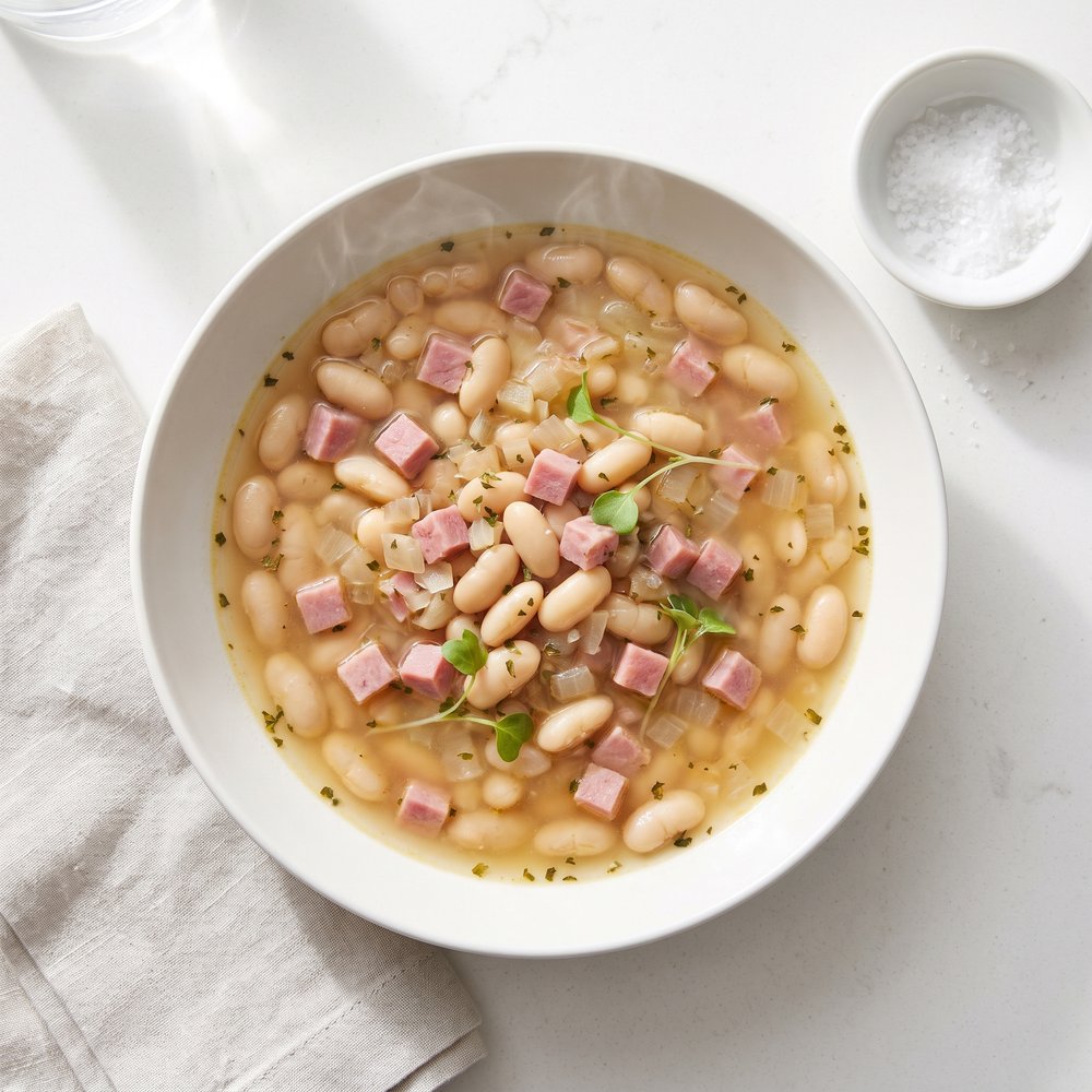 Hearty Ham with Great Northern Beans