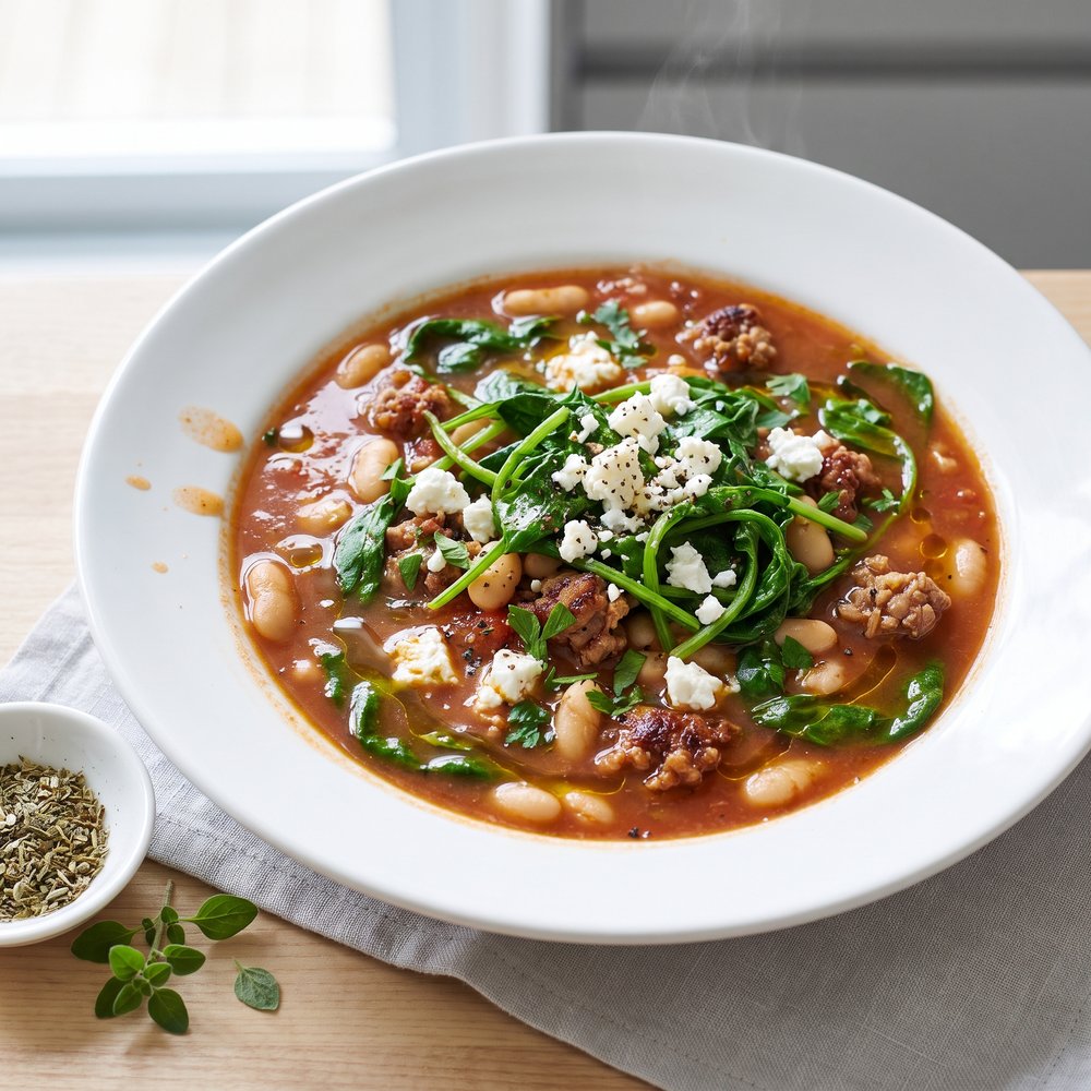 Hearty Lamb and White Bean Soup