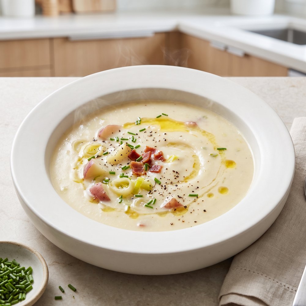 Hearty Leek and Red Potato Soup