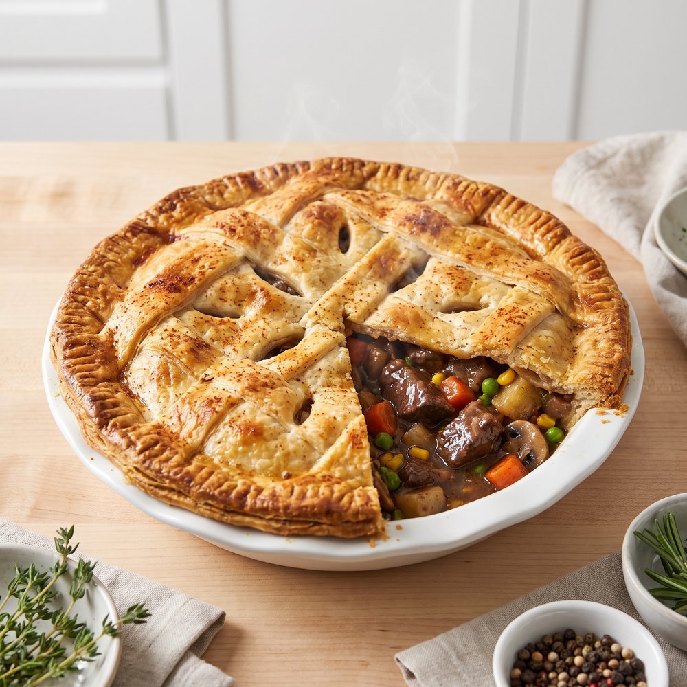 Hearty Venison Meat Pie
