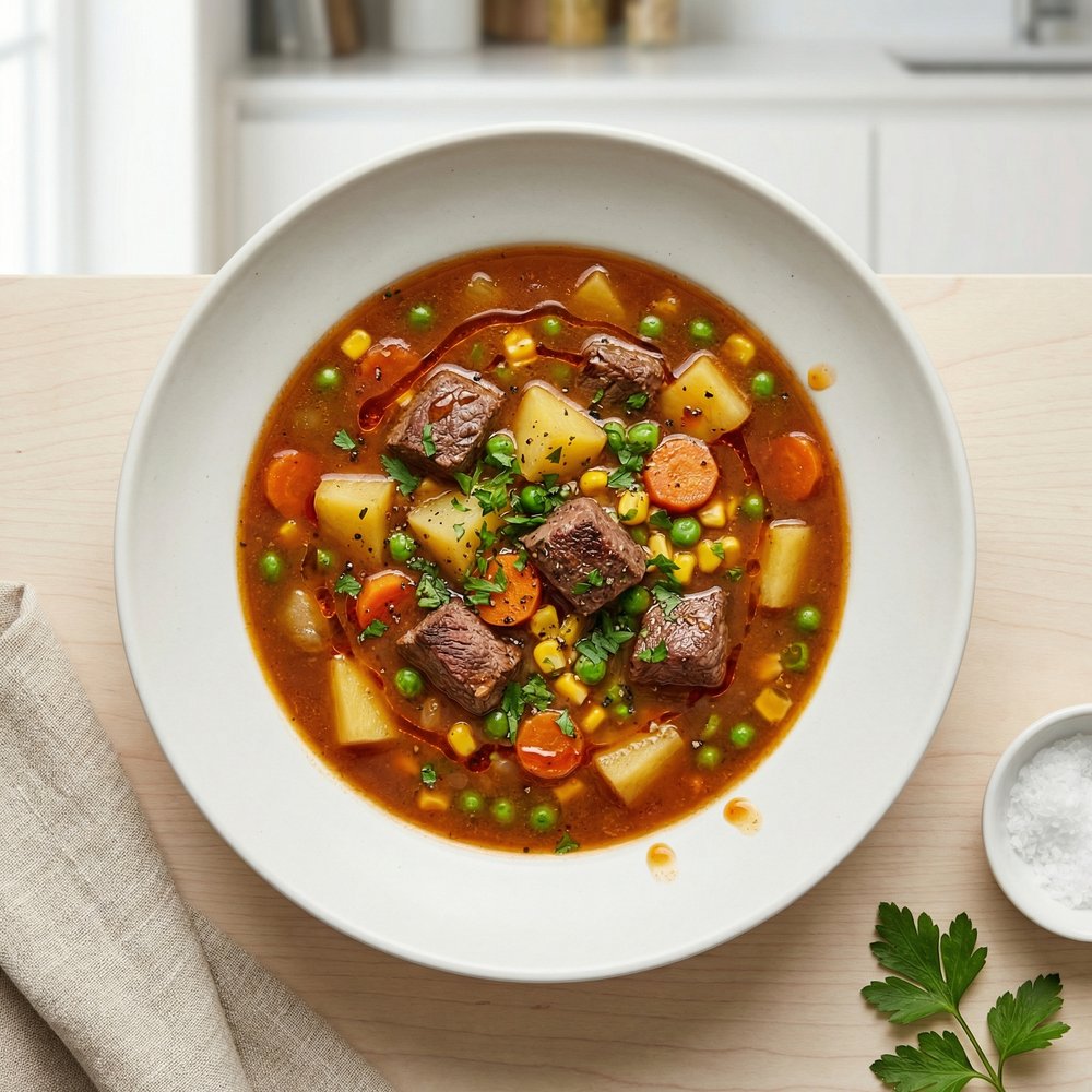 Hearty Venison and Vegetable Soup