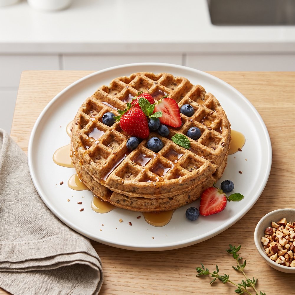 Hearty Whole-Grain Waffles