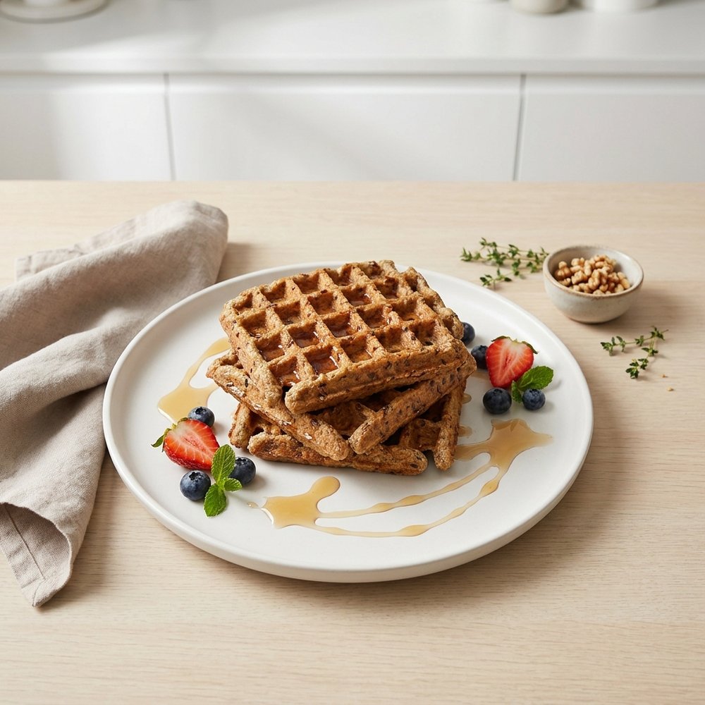 Hearty Whole-Grain Waffles