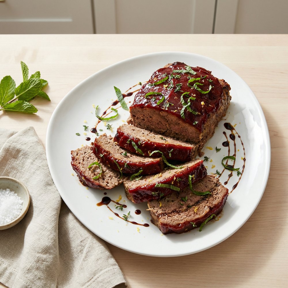 Herbed Mediterranean Lamb Meatloaf