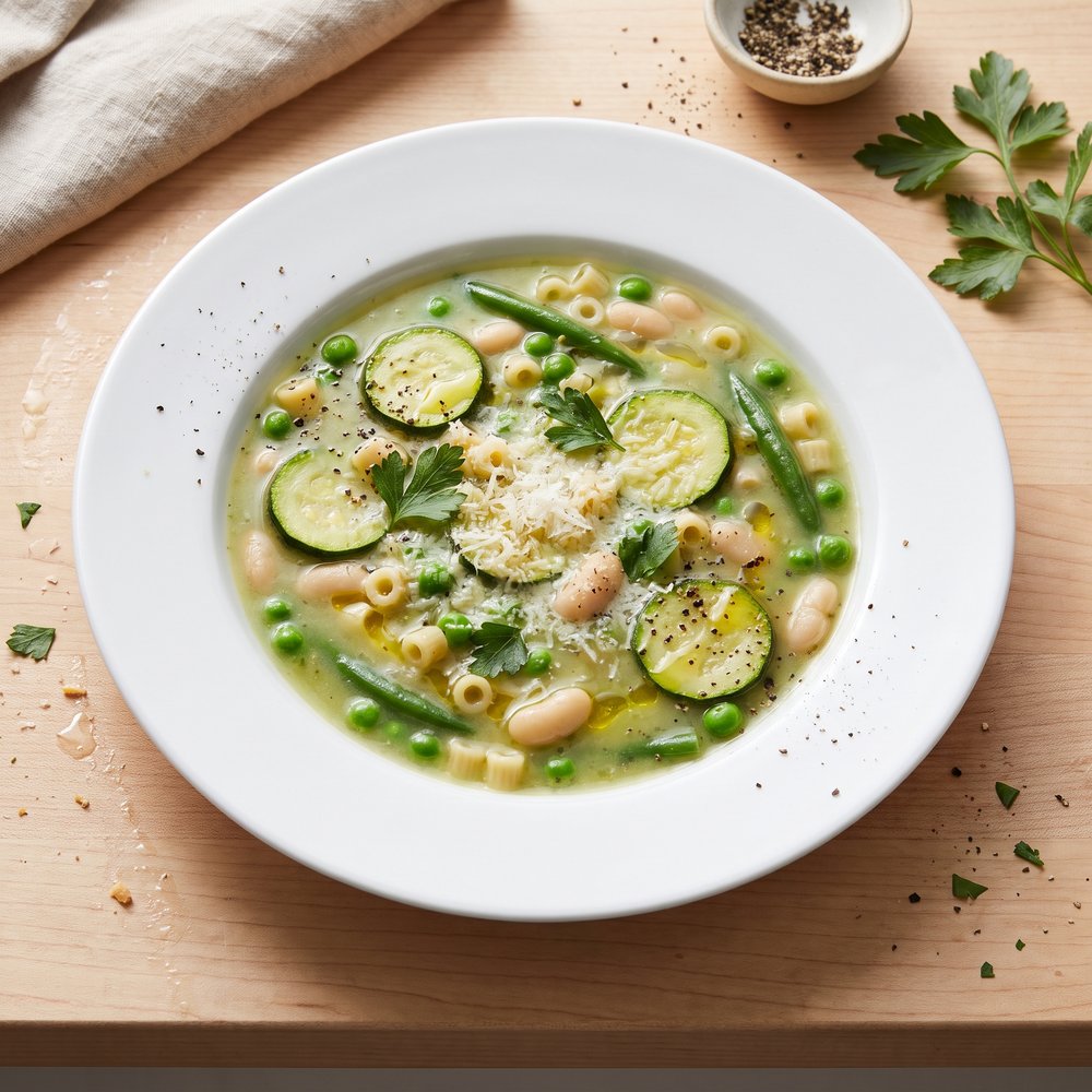 Herbed Green Minestrone Soup