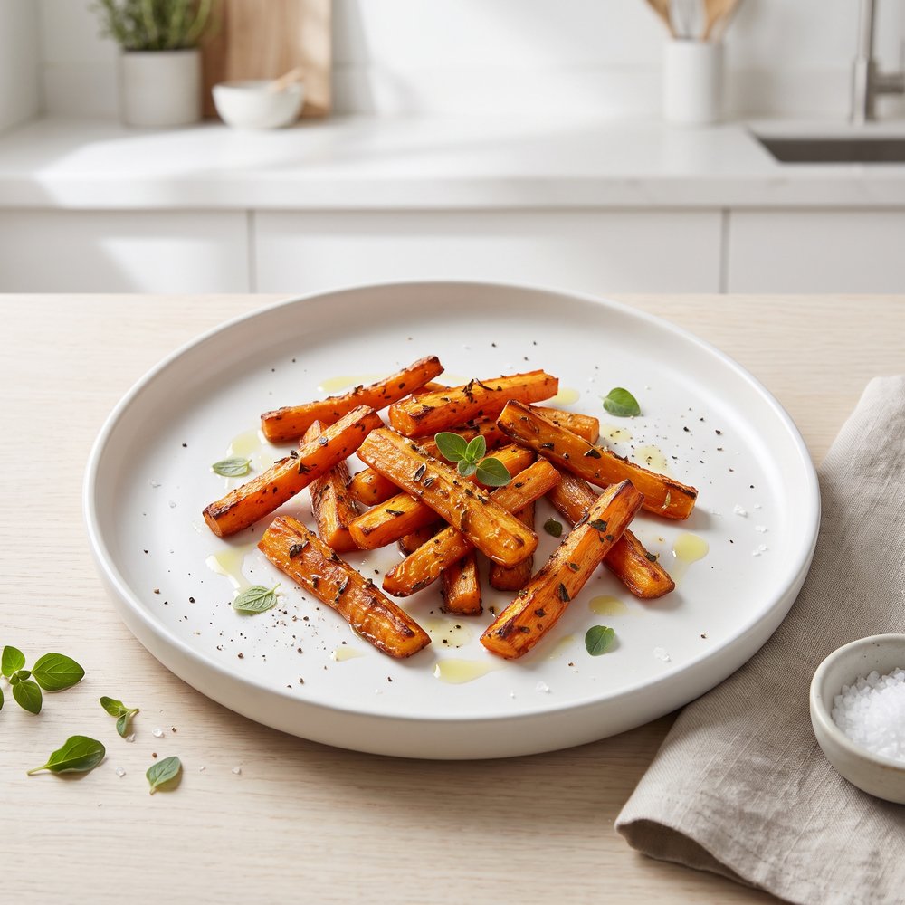 Herbed Oregano Roasted Carrots