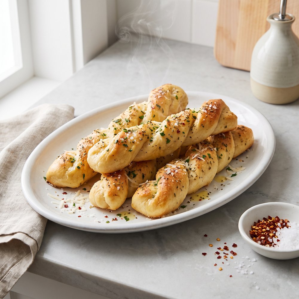 Herbed Parmesan Breadsticks