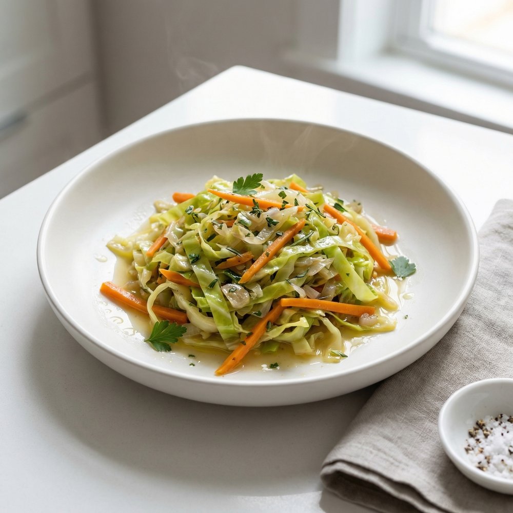 Skillet Cabbage with Herbs
