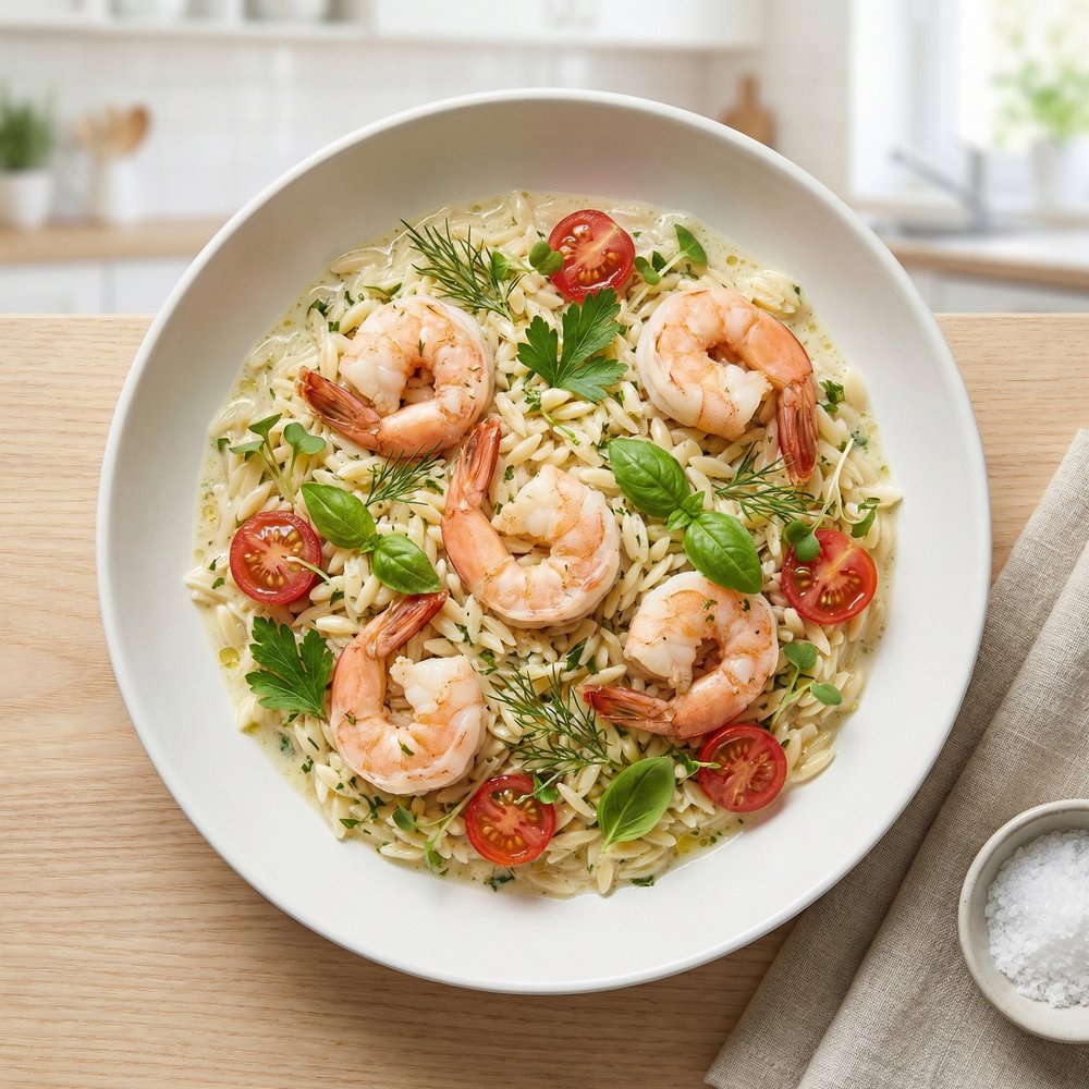 Orzo Salad with Shrimp