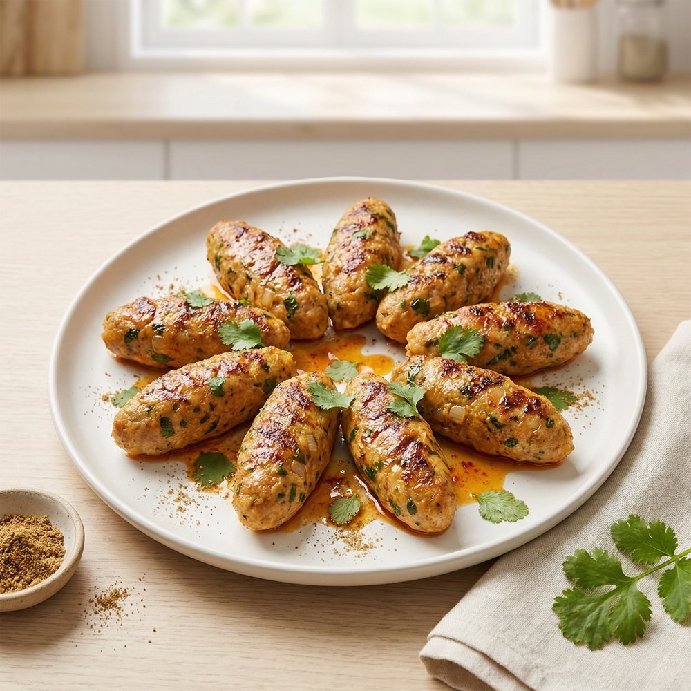 Ground Turkey Kofta Skewers