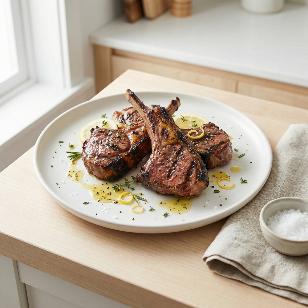 Provençal Grilled Lamb Loin Chops
