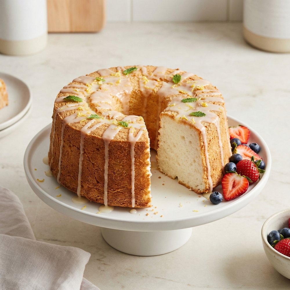 High-Altitude Angel Food Cake
