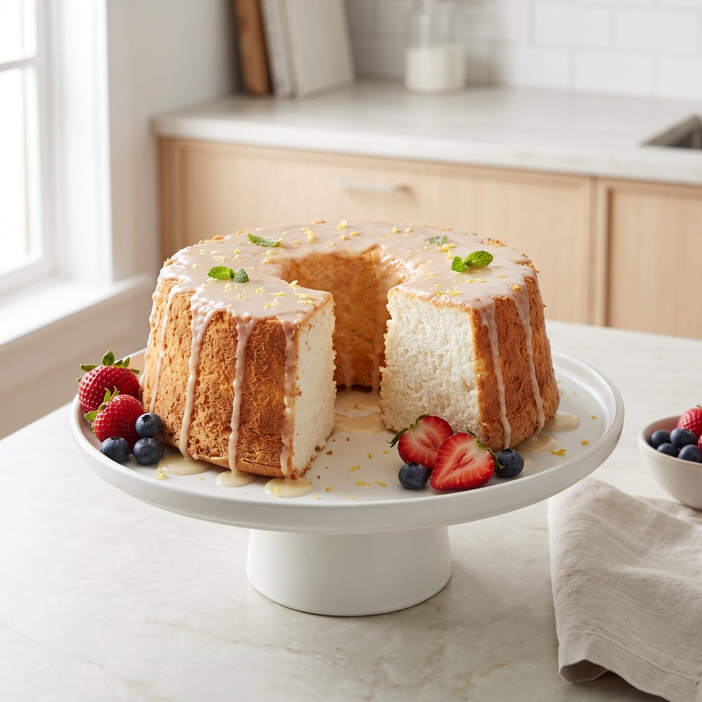 High-Altitude Angel Food Cake