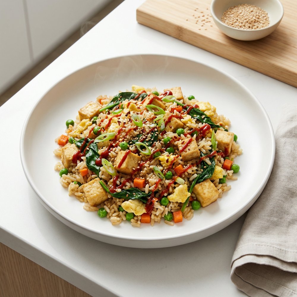 Protein-Packed Vegetarian Fried Rice