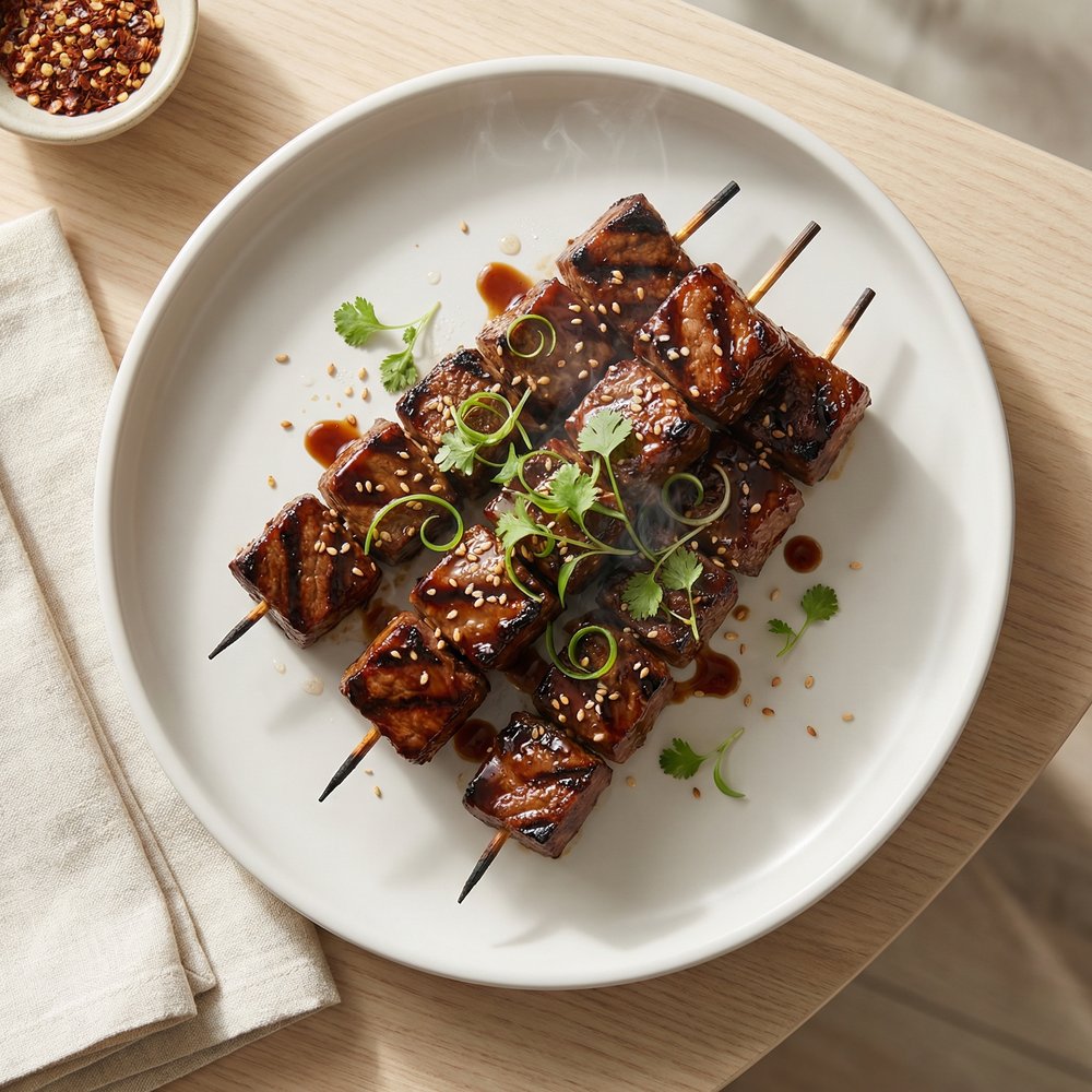 Asian Beef Skewers
