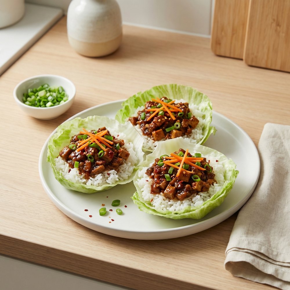 Quick Asian Lettuce Wraps