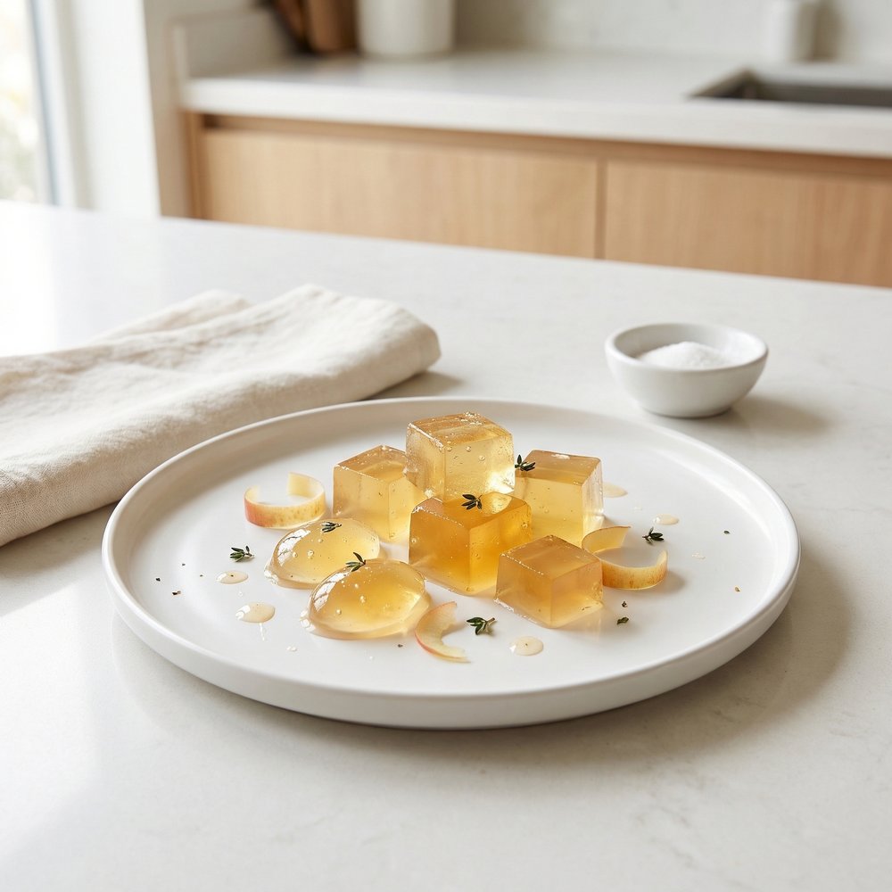 Homemade Apple Jelly Preserves