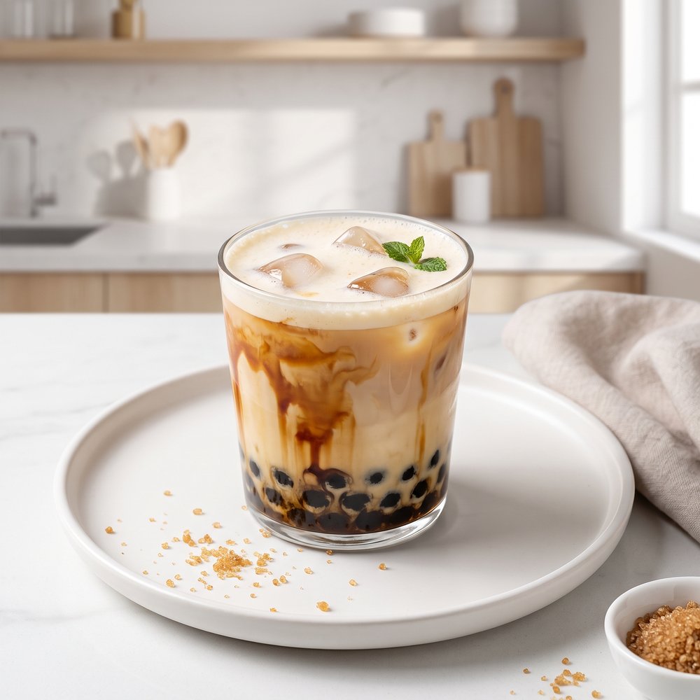 Homemade Brown Sugar Bubble Tea